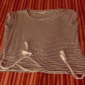 Stripped cropped top